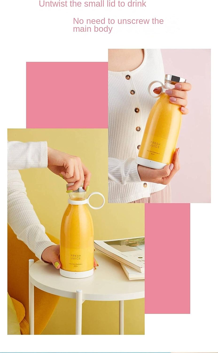 Licuadora Portátil Recargable - Batidos frescos en segundos, donde estés 🥤