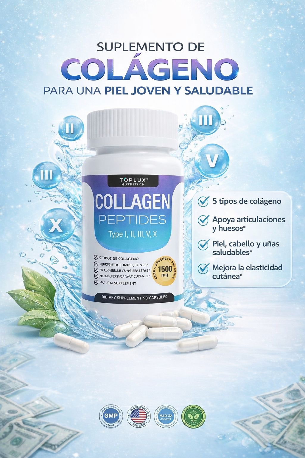 El Colágeno 5 en 1 que tu Cuerpo Necesita✨💊