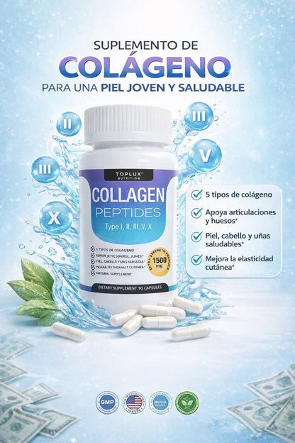 El Colágeno 5 en 1 que tu Cuerpo Necesita✨💊