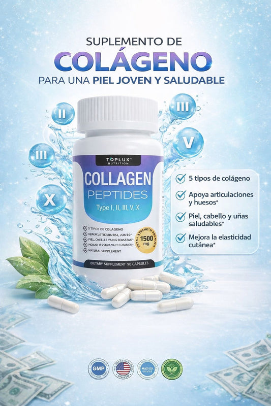 El Colágeno 5 en 1 que tu Cuerpo Necesita✨💊