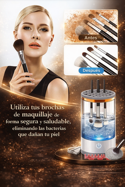 LIMPIADOR DE BROCHAS - CUIDA TU PIEL✨💧