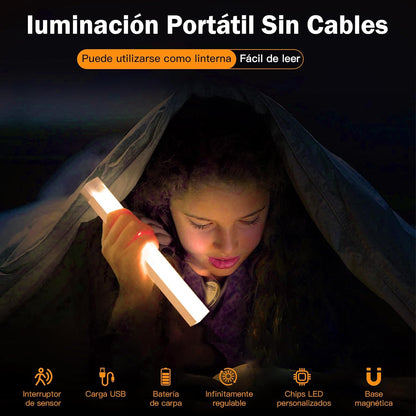 Barra Luz Led Con Sensor Movimiento 💡