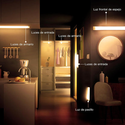 Barra Luz Led Con Sensor Movimiento 💡