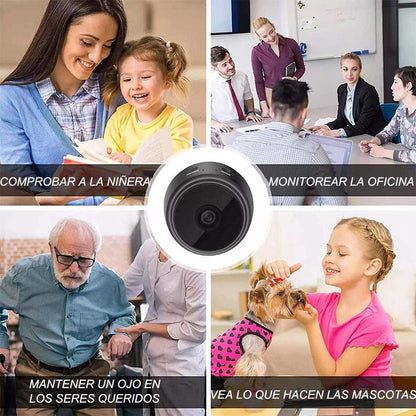 Mini Camara de Vigilancia - Tu seguridad Va Primero🔐