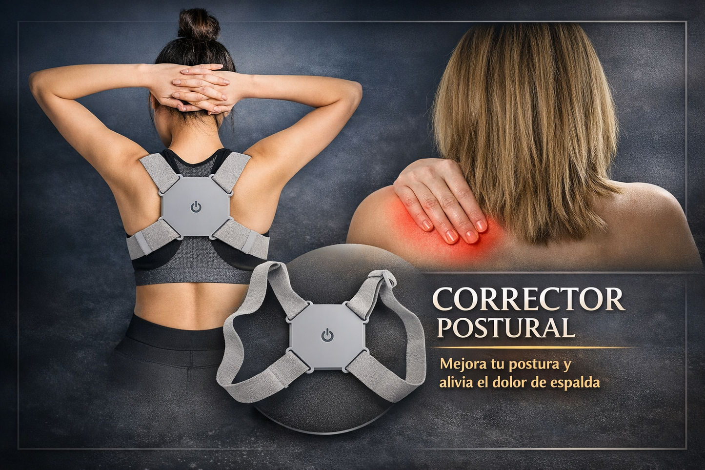 CORRECTOR DE POSTURA INTELIGENTE - TU SALUD ES LO MAS IMPORTANTE🧠