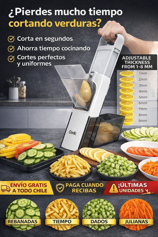 Rebanador Cocina - Tu Tiempo Es Lo Mas Importante⏱️⚡