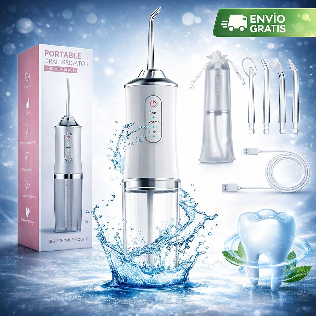 Irrigador Bucal - Cuidado Total de Tu Boca 💧🦷