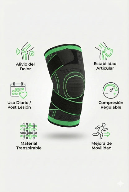 Rodillera Deportiva Compresora Ajustable - Tu Vida Sin Dolores 🦵💎