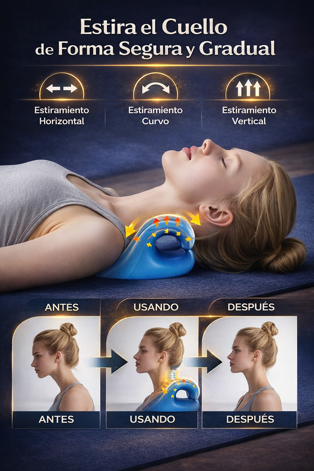 MASAJEADOR  CERVICAL - LIBERA LA TENSION EN TU CUELLO⚠️🧠