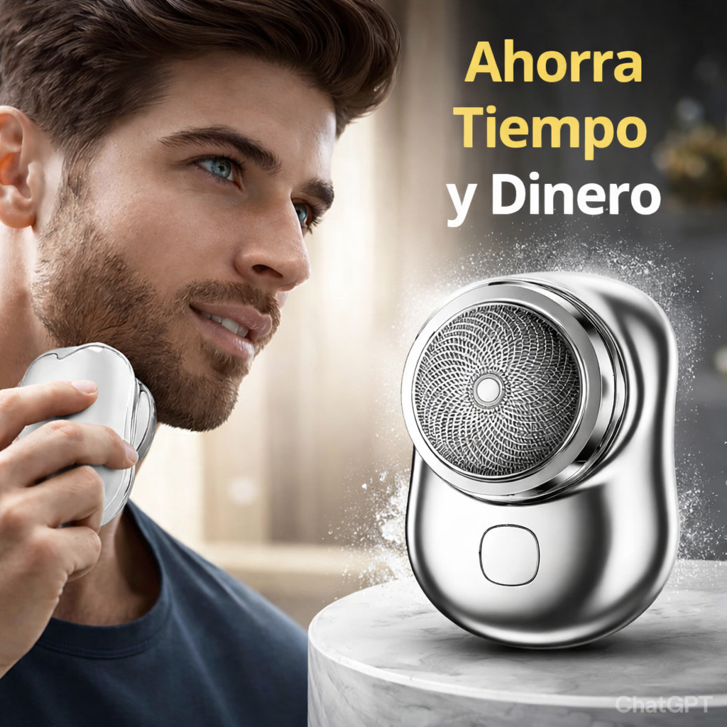Mini Afeitadora Portátil Recargable - Ahorra Tiempo y Dinero ⏱️💰