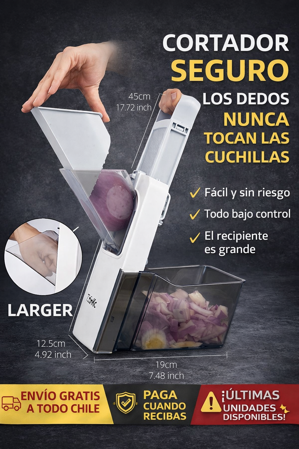 Rebanador Cocina - Tu Tiempo Es Lo Mas Importante⏱️⚡
