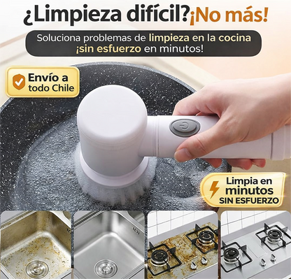 Cepillo Eléctrico Potente - Ahorra Tiempo y Esfuerzo⚡🧼