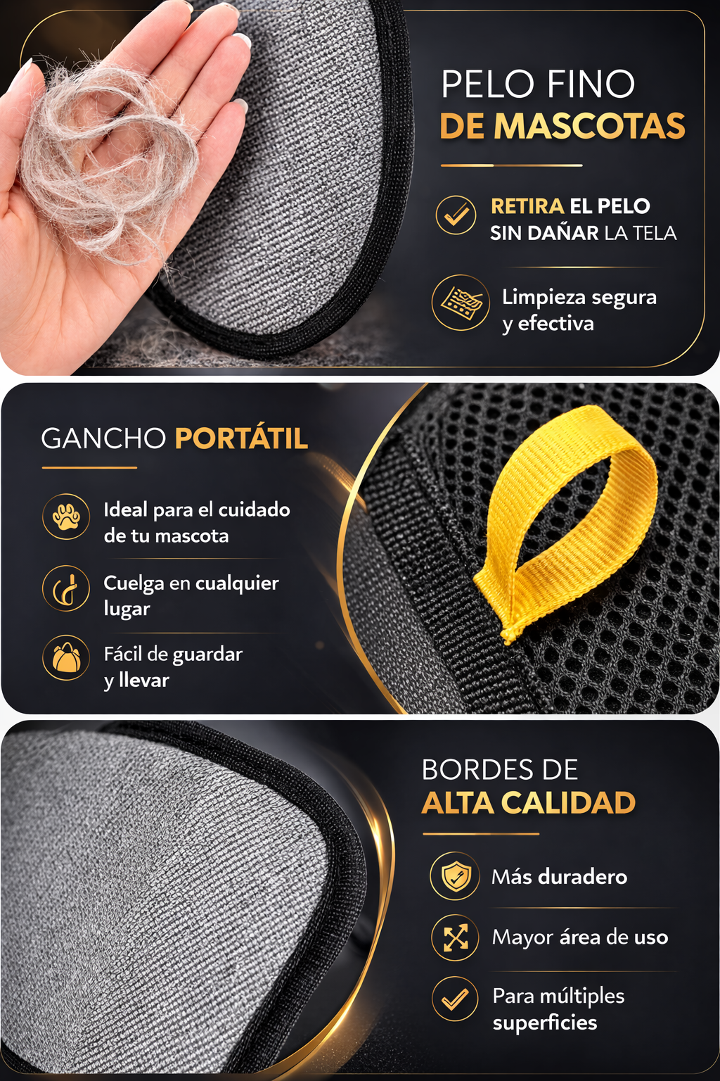 Guante Quíta Pelos Reutilizable - Mantén Tu Entorno Limpio🐾