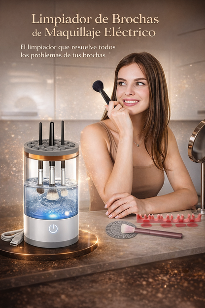 LIMPIADOR DE BROCHAS - CUIDA TU PIEL✨💧